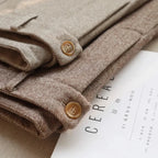 Calça lápis de lã harém feminina, terno casual de cintura alta, senhora do escritório, outono, inverno, 2022