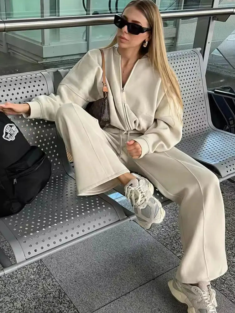 Elegant Women's Autumn/Winter Tracksuit Set