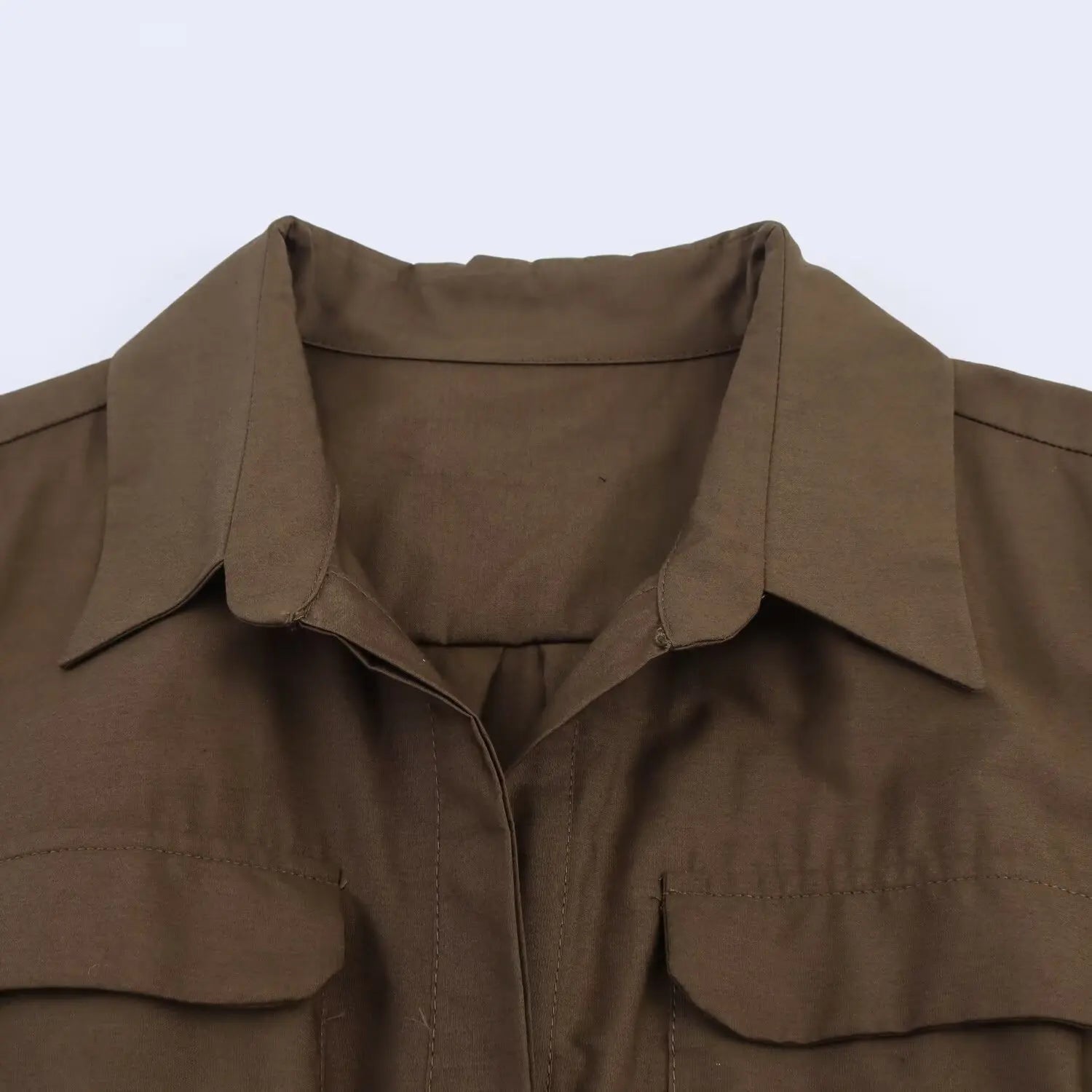 Vestido camisa feminino elegante chiffon manga longa gola polo saia linha a fibra de poliéster cor pura vestido tubo reto