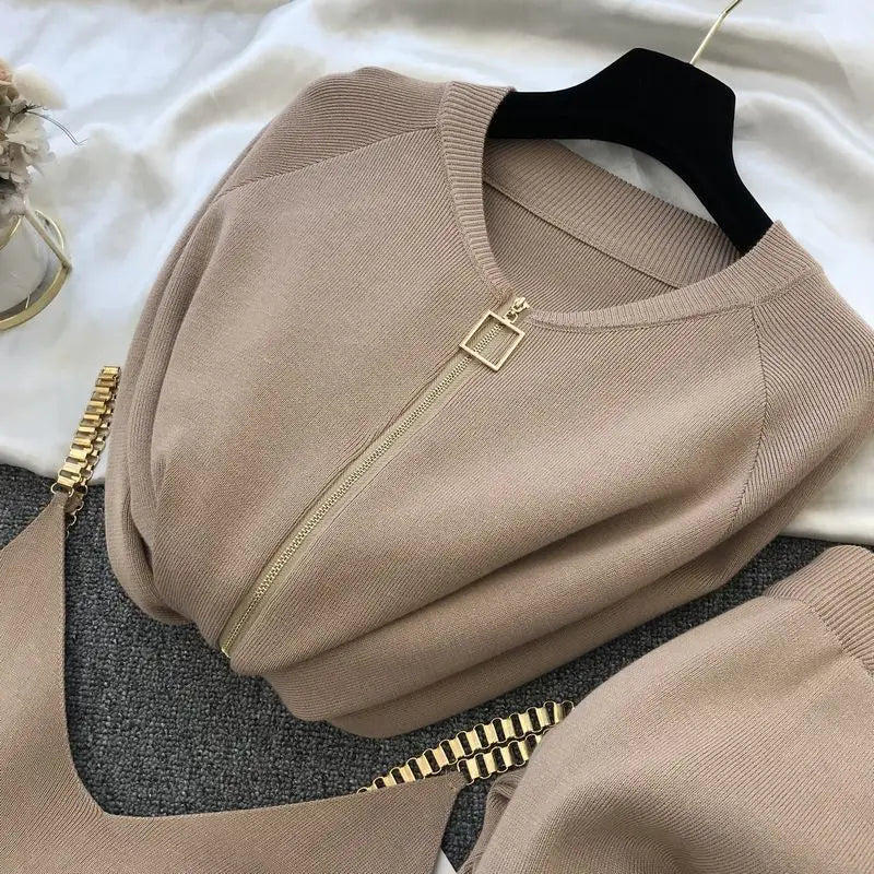 Chic 3-piece tracksuit set