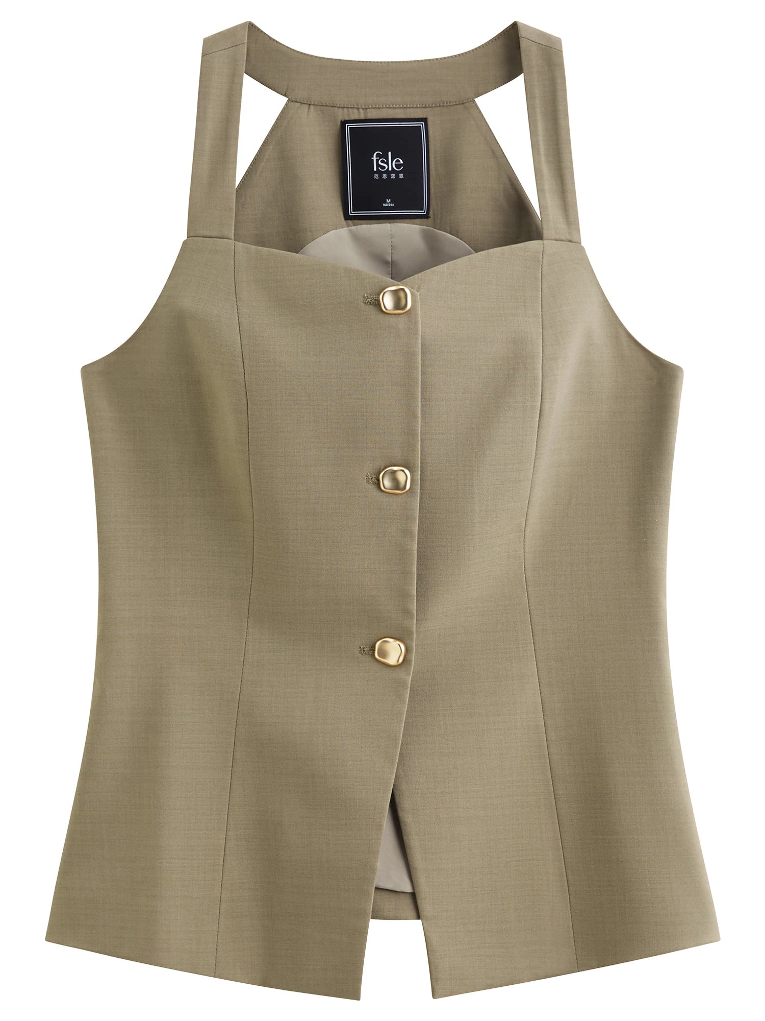 Fsle 【série premium】mialismo estilo dinheiro antigo colete conjunto de saia superior para mulheres 2025 verão nova chegada escritório senhora chique terno