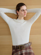 Premium Wool Mock Neck Thermal Layer Top