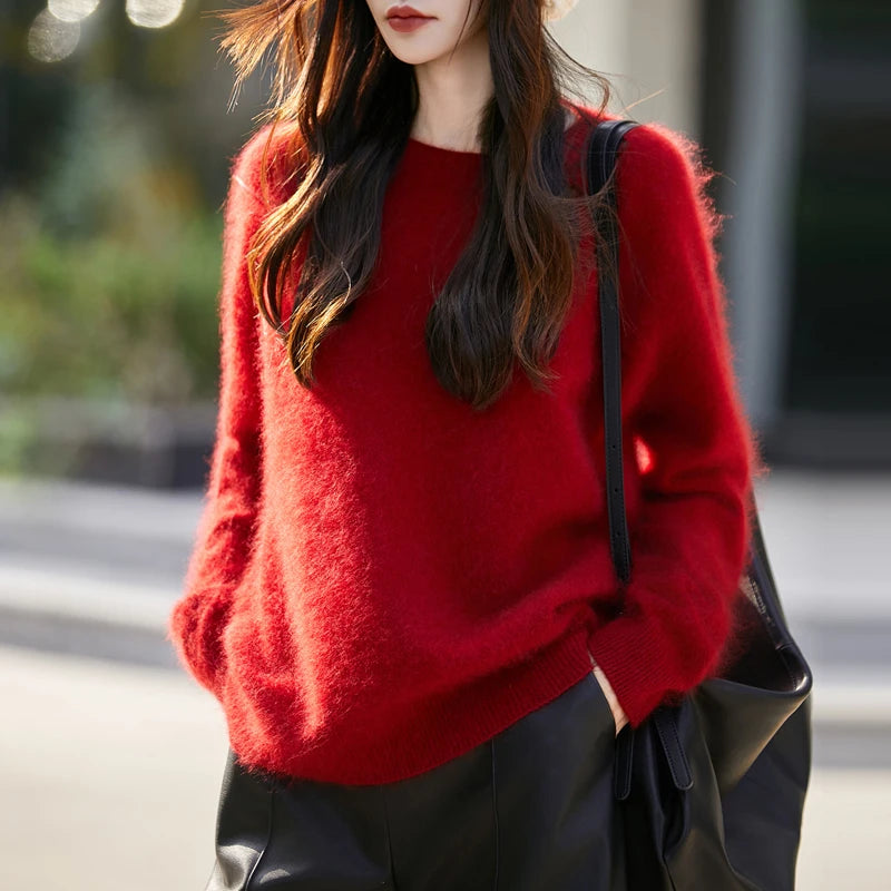 WinvyNee Luxurious Women's Wool & Cashmere Sweater