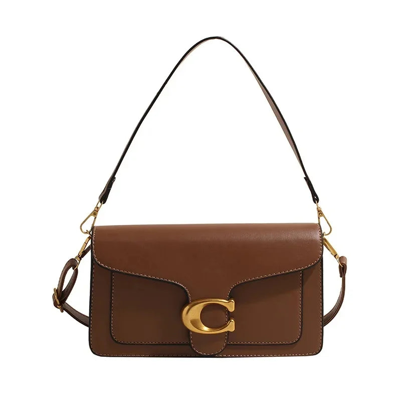 Elegant Minimalist Multi-Layer Shoulder Bag