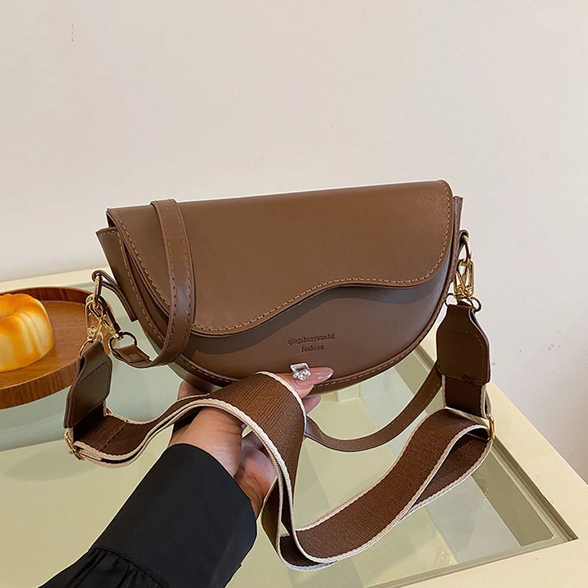 Casual minimalista senhoras crossbody sela saco elegante axilas saco na moda bolsa de ombro para mulher