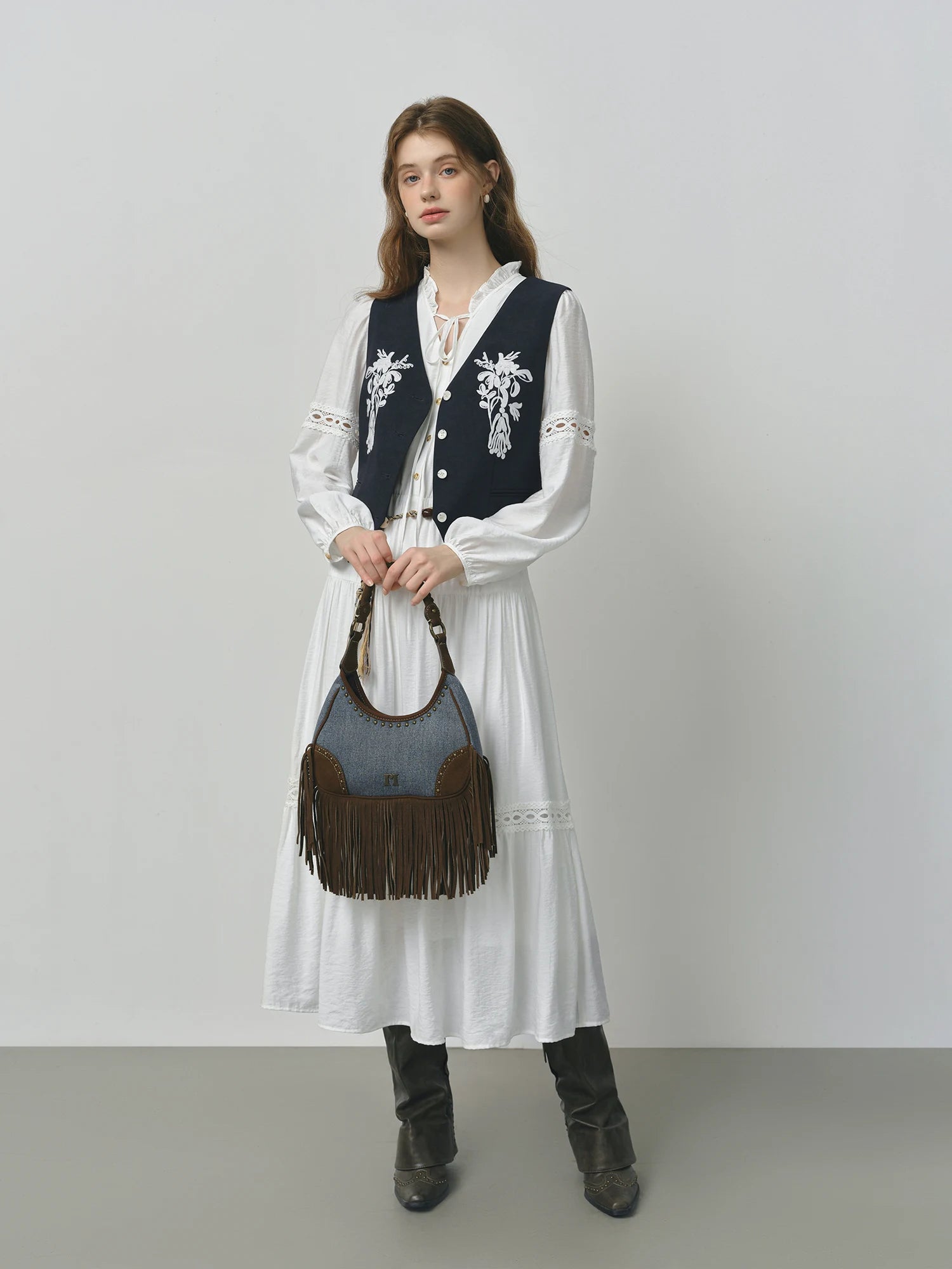 Fsle 2025 novo vestido de convidado de casamento vestido de festa de praia leve decote em v cinta de espaguete resort wear vestido de verão fenda vestido casual