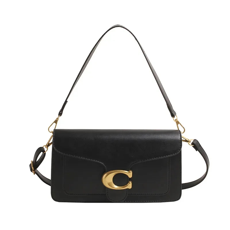 2025 nova feminina high-end cor pura simples saco quadrado multi-camada viajando bolsa de ombro único estilo minimalista neutro