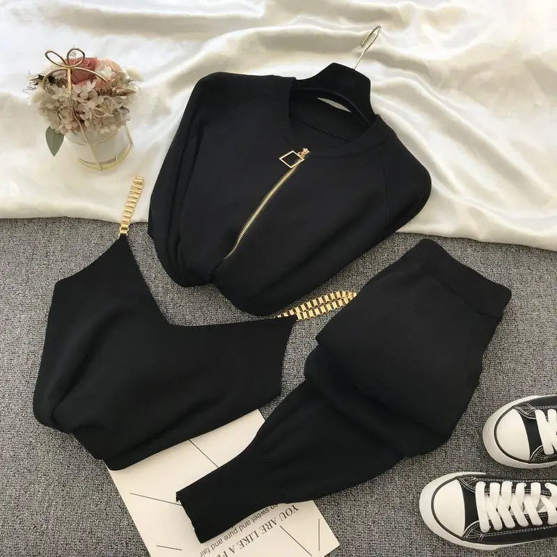 Chic 3-piece tracksuit set