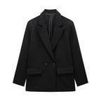 Vintage Double-Breasted Women's Blazer