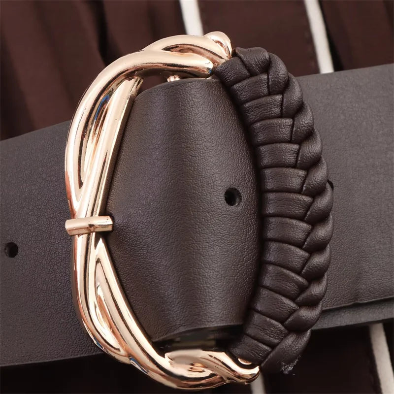 Vestidos femininos novo outono 2025 russet mangas compridas com cinto plissado embelezado midi vestido maxi casual moda personalidade