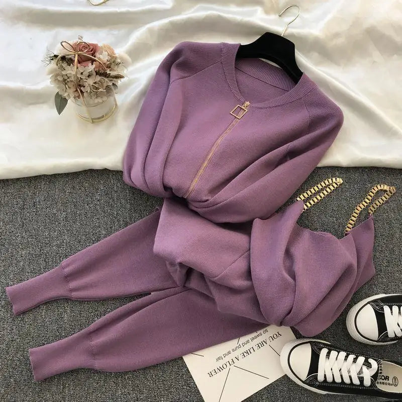 Chic 3-piece tracksuit set