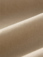 Fsle 2025 calças cáqui femininas – calças de algodão de perna reta outono ajuste relaxado casual estilo vintage com design retrô