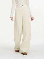 Elegant High-Waist Straight-Leg Women's Trousers
