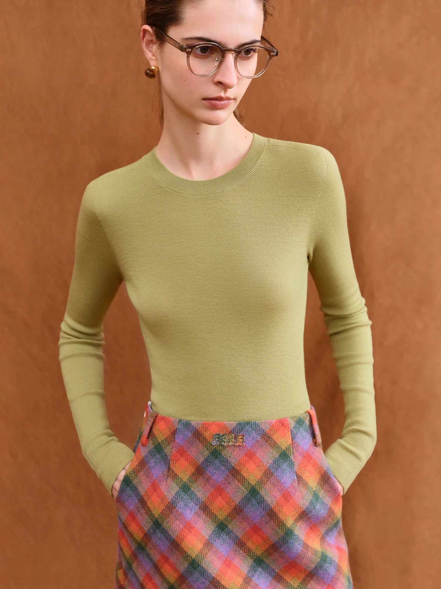 Premium Wool Mock Neck Thermal Layer Top