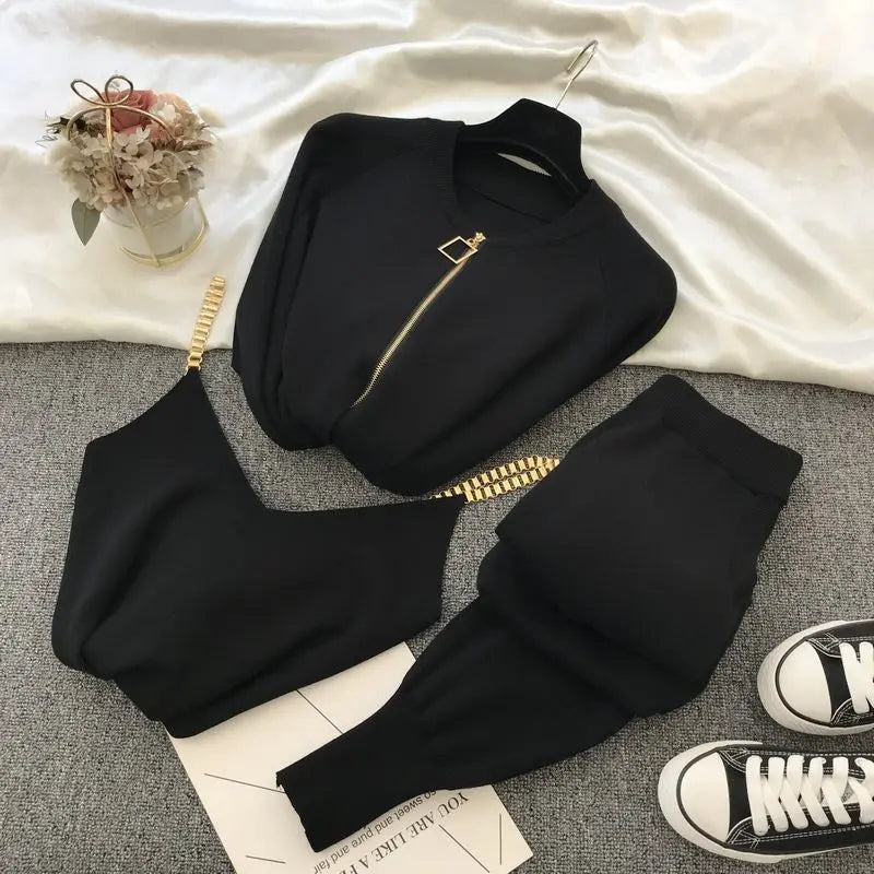 Chic 3-piece tracksuit set