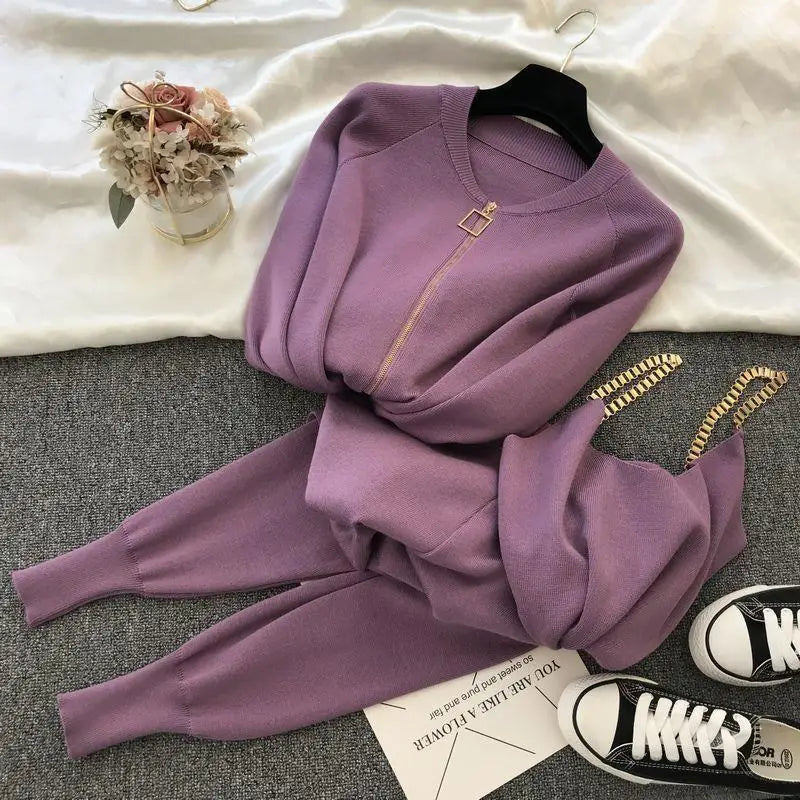 Chic 3-piece tracksuit set