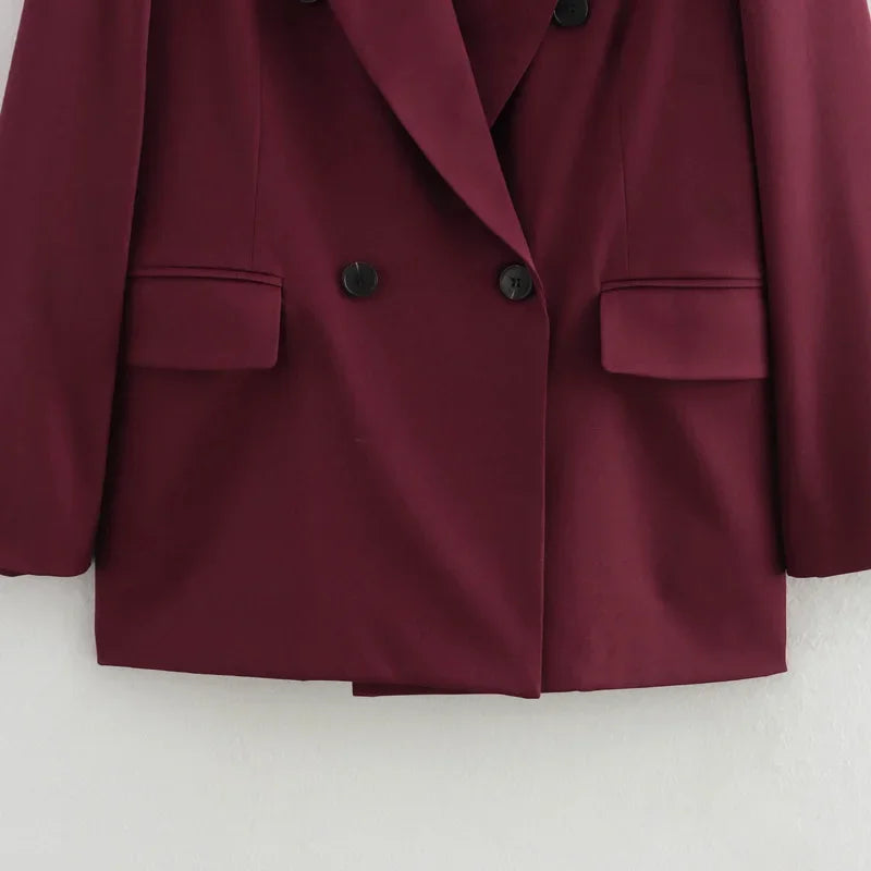Mujer blazers femininos retos escritório longo blazer mulher 2025 manga longa blazer de grandes dimensões para mulheres outerwears vintage novos casacos