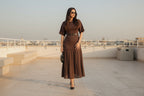 Chic Pleated Maxi Dress