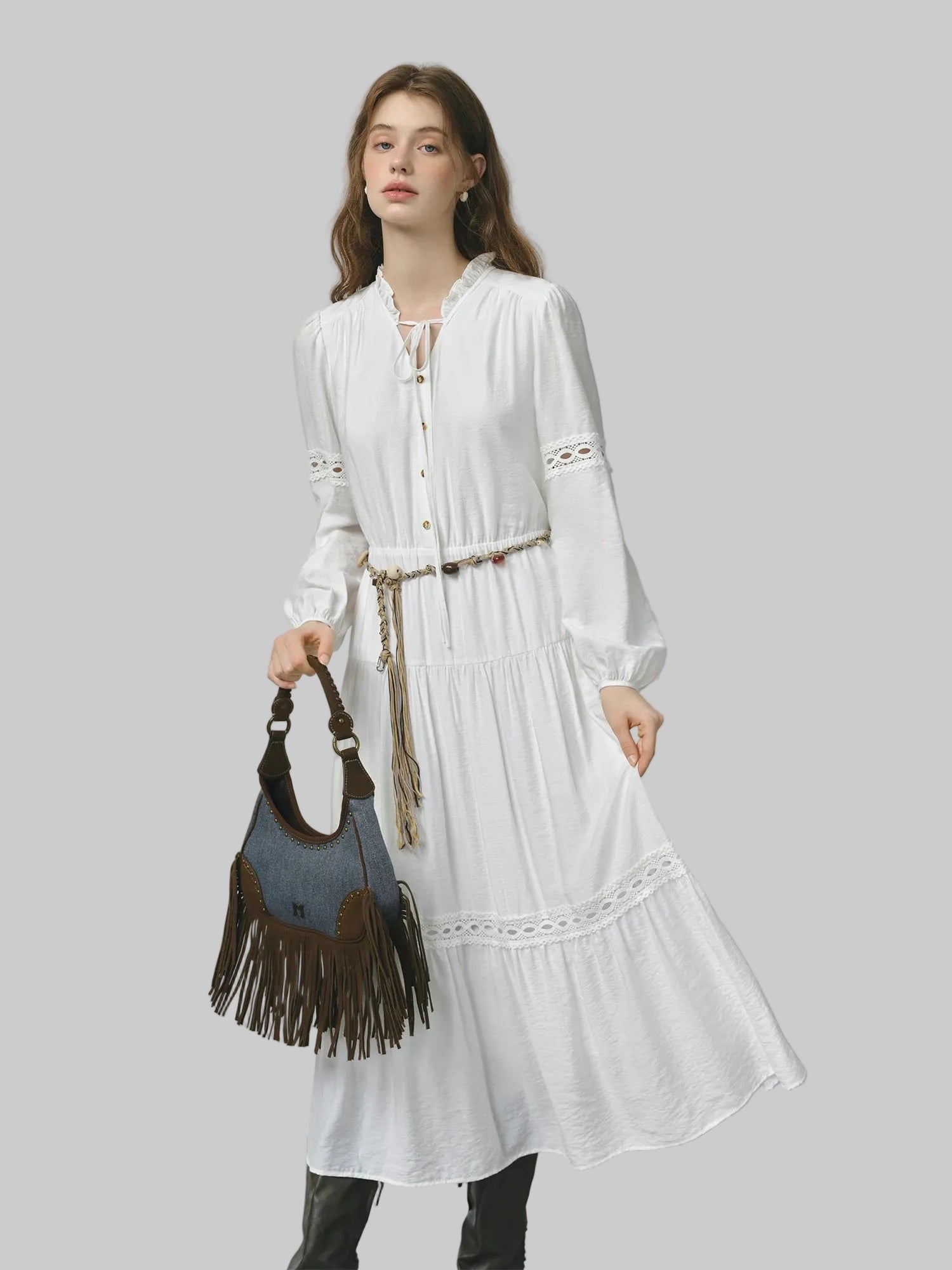 Fsle 2025 novo vestido de convidado de casamento vestido de festa de praia leve decote em v cinta de espaguete resort wear vestido de verão fenda vestido casual