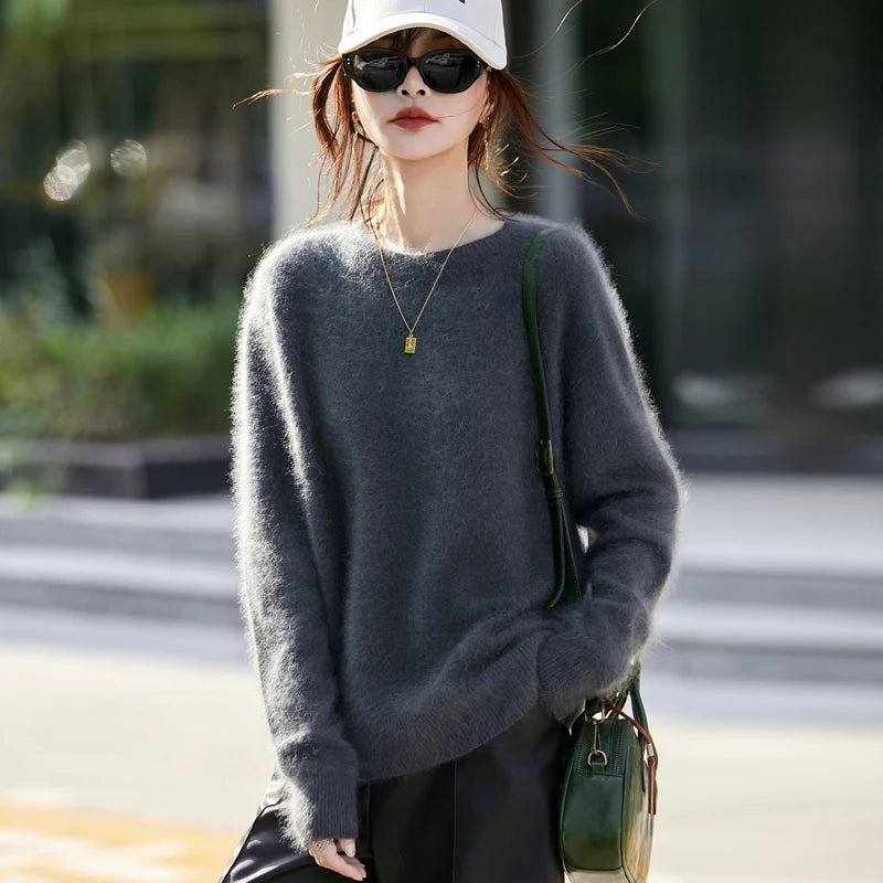 WinvyNee Luxurious Women's Wool & Cashmere Sweater