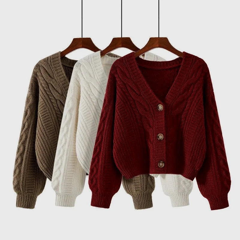 Outono inverno moda cardigan camisola feminina casacos de malha feminino sólido manga longa casual jaqueta de malha cardigans topos malhas